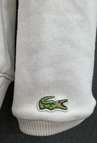 Sudadera Lacoste Blanca Talla S Capucha