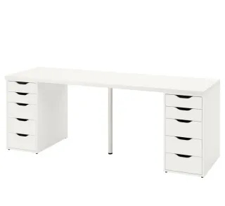 Escritorio IKEA LINNMON + cajonera ALEX