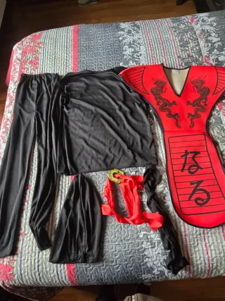 Disfraz Ninja Dragón Fighter Talla L (11-14)