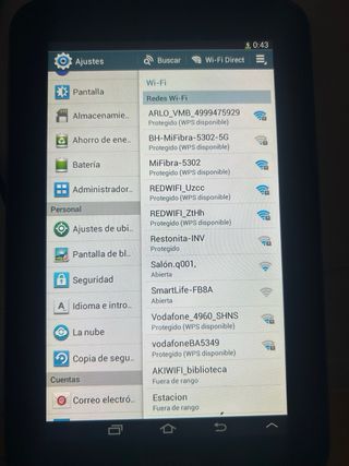 Samsung Galaxy Tab 2 7.0 Tablet para piezas