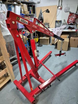 Grúa Plegable 2 Toneladas + Nivelador