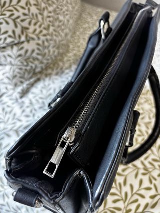 Bolso piel sintética negro