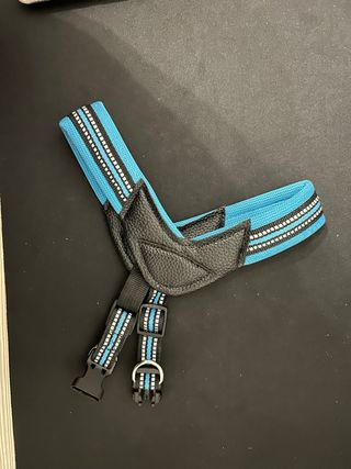 Pettorina per cane Regolabile Blu e nera
