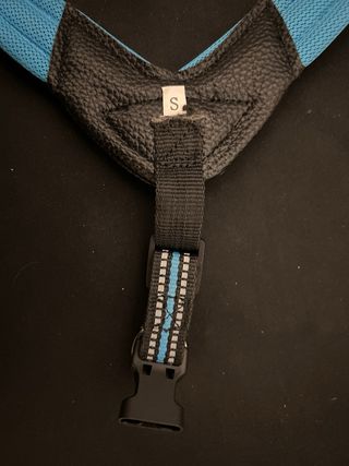 Pettorina per cane Regolabile Blu e nera