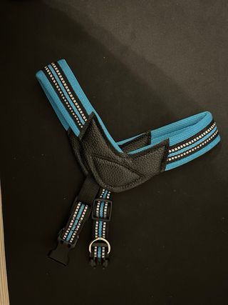 Pettorina per cane Regolabile Blu e nera