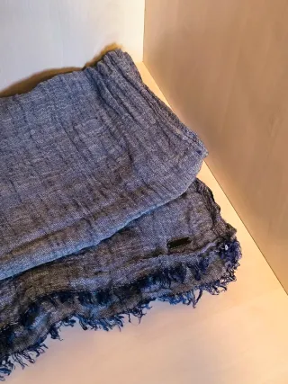 Fular Tiffosi azul y gris