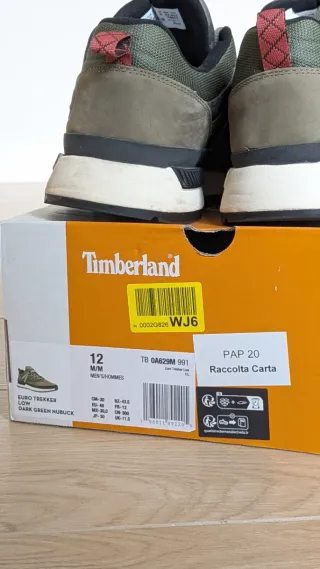 Timberland Euro Trekker Low – Dark Green Nubuck