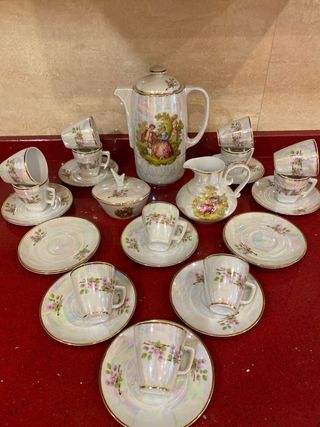 Juego de café vintage porcelana