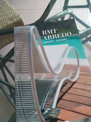 Divano Mamasan 2 posti Rattan Bianco
