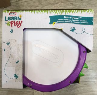 Tambor Little Tikes con baquetas