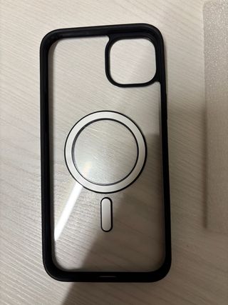 Cover Magsafe iPhone 15 Plus Trasparente