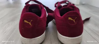 Botines pumas burdeos