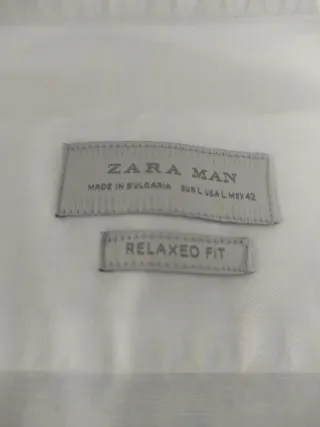 Camisa de hombre blanca