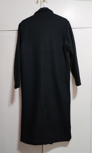 Pull&bear Abrigo largo paño cruzado