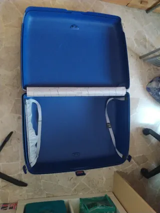 Valigia Samsonite blu