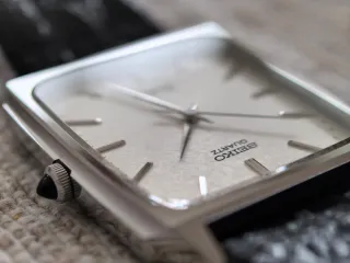 Seiko Dolce 5931 5550 Silver Hard Alloy JDM 1983