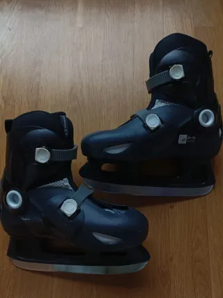Patines de hielo Oxelo ajustables. Talla 34-36