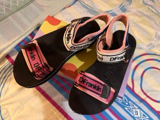 Sandali D.Franklin Nero e Rosa