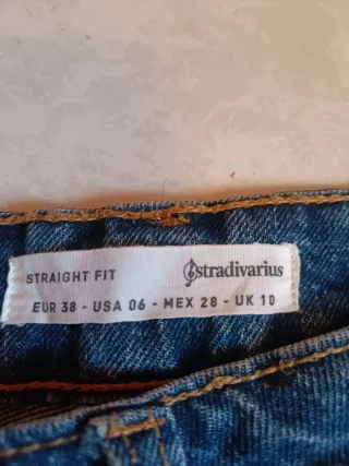 Pantalón vaquero talla 38 pata ancha