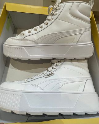 Tenis Puma Blancos Plataforma