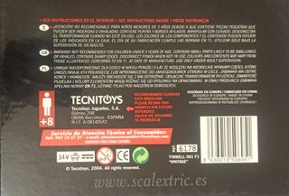 Coche slot Scalextric Vintage Tyrrell-Ford