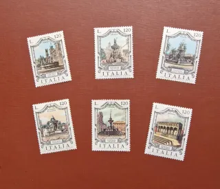 Serie francobolli Repubblica italiana