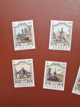 Serie francobolli Repubblica italiana