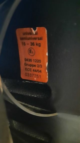 Silla coche Recaro Monza Nova Grupo 2-3