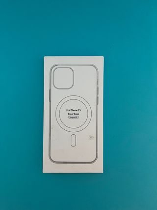 Funda MagSafe iPhone 15 Transparente