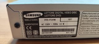 Samsung DVD-P249M – Lettore DVD con telecomando
