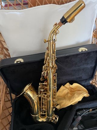 SAXO SOPRANO CURVO YANAGISAWA 991 CAMPANA GRABADA
