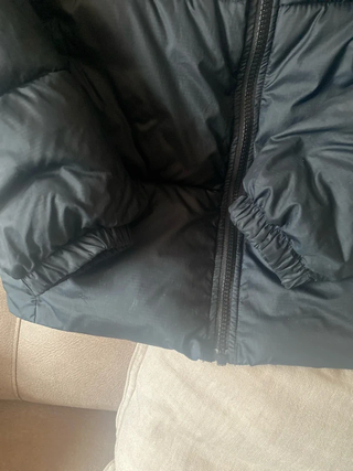 Abrigo Columbia Negro Plumas