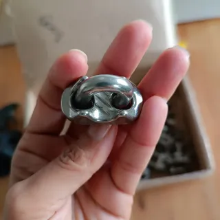 30 abrazaderas para cable de acero inoxidable