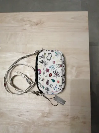 Bolso Parfois blanco con dibujos