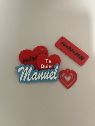 Llaveros personalizados 3D