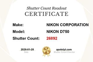 Nikon D750 – Corpo macchina – 26.892 scatti