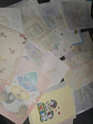 Lote de cartas perfumadas vintage