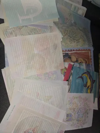 Lote de cartas perfumadas vintage