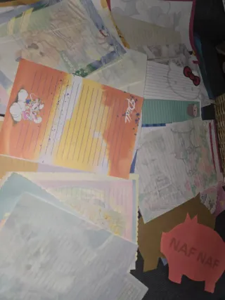 Lote de cartas perfumadas vintage