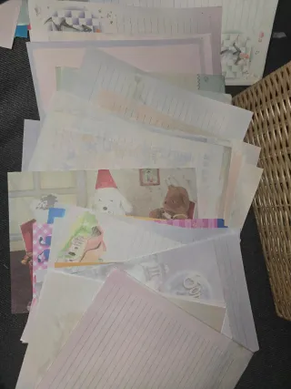 Lote de cartas perfumadas vintage