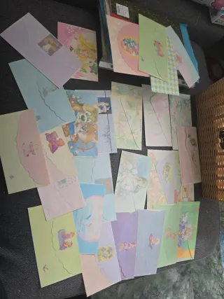 Lote de cartas perfumadas vintage