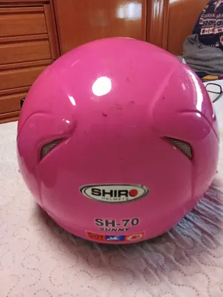 Casco Jet Shiro Rosa