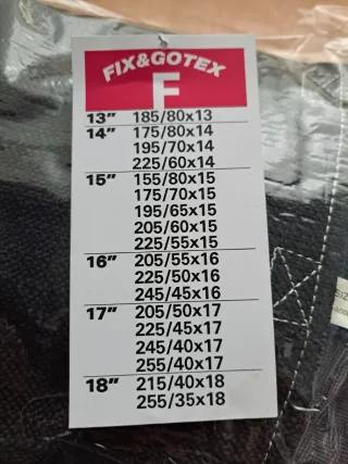 Fundas textiles para nieve nuevas FIX&GO