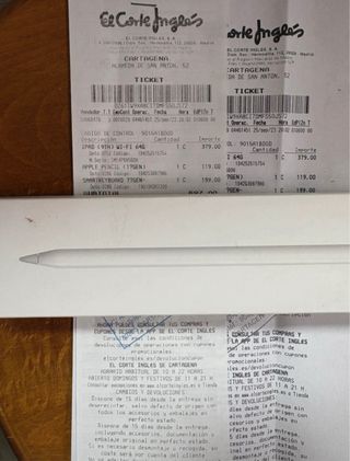 Apple Pencil 1ª Gen. Nuevo sin abrir