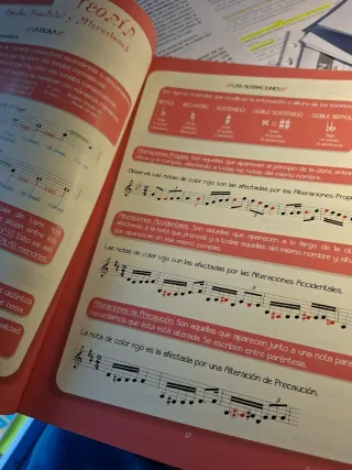 Libro de musica y lenguaje musical.