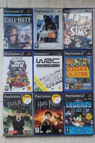 9 Juegos PlayStation 2 (PS2)