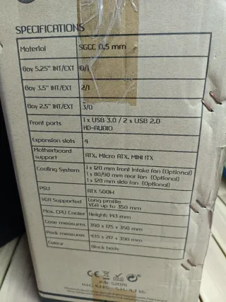 Torre PC UNYKAch Grey Rain Micro ATX