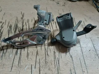 Desviador y Maneta Shimano Tiagra Triple