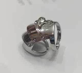 Anillo armadura plateado Vivienne Westwood