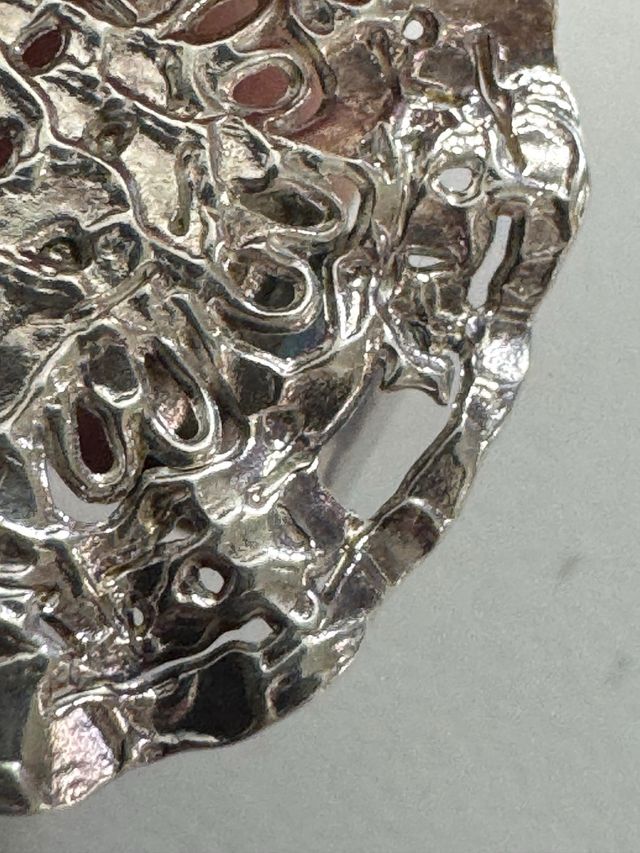 Anillo Plata Ajustable Diseño Calado